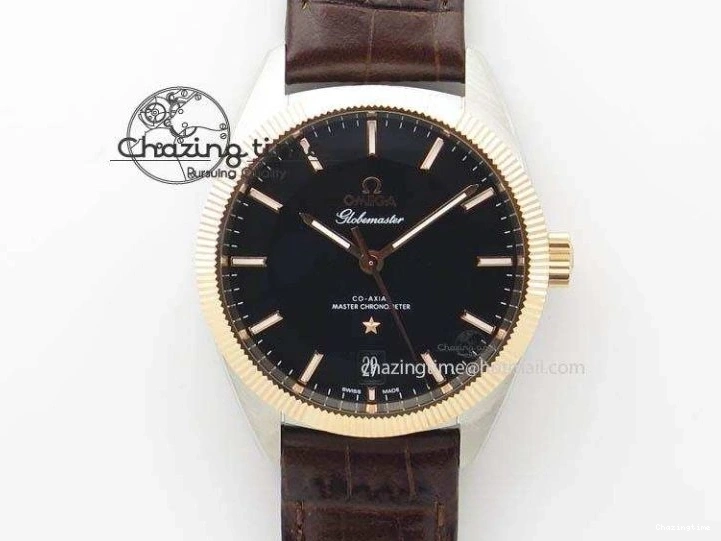 0115 Vintage Seamaster 300 Date T SS B12 Black Dial On Brown Leather Strap A2836 (Free Nylon Strap) WeatherProof 7911